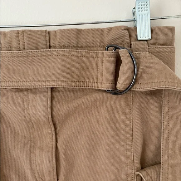 A.L.C. Mia Belted Mini Skirt in Beige Size 6 - Picture 10 of 12